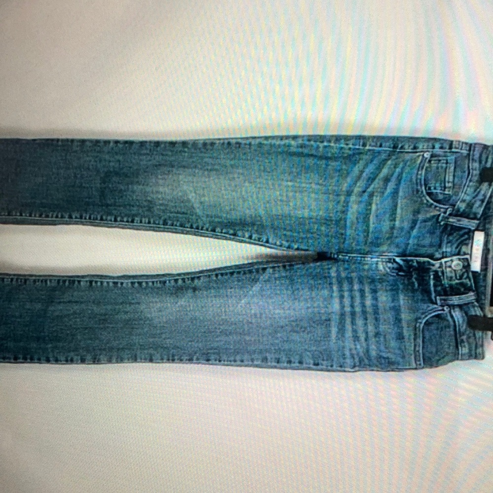 Eunina High Rise Cropped Boot jean